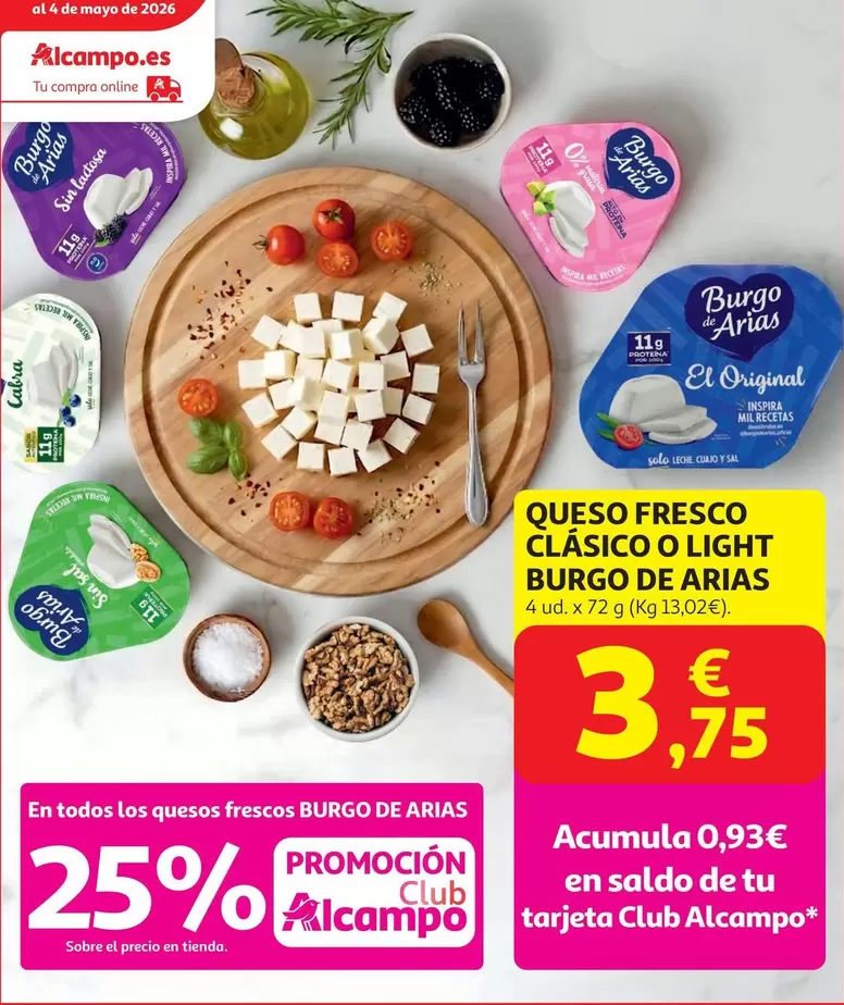 Q.NATURAL BURGO DE ARIAS 4X72 G