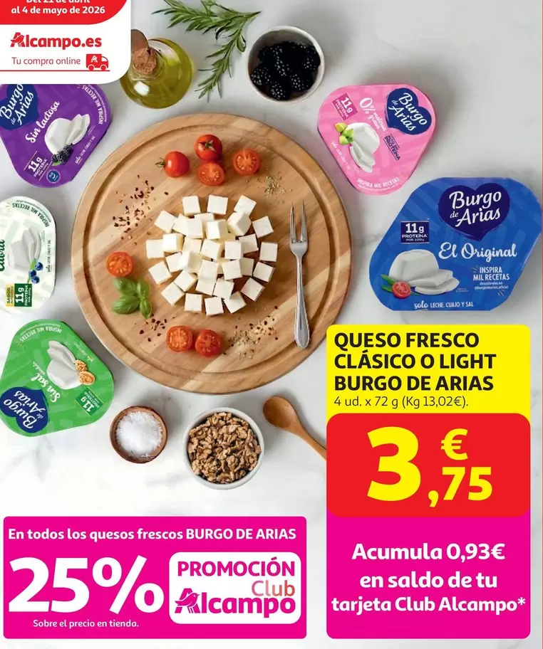 Q.NATURAL BURGO DE ARIAS 4X72 G
