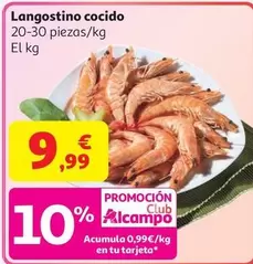 Langostino Cocido