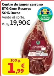 Centro De Jamón Serrano ETG Gran Reserva 50% Duroc