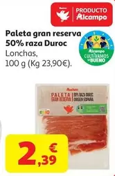 Auchan - Paleta Gran Reserva 50% Raza Duroc