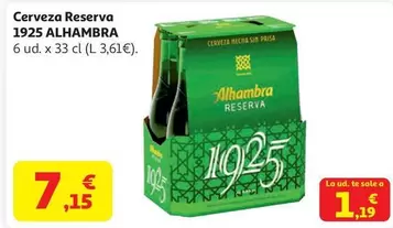 Alhambra - Cerveza Reserva 1925