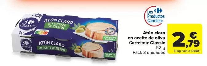 Carrefour Classic - Atún Claro En Aceite De Oliva