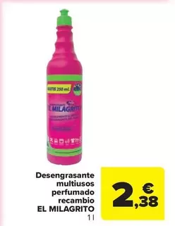 El Milagrito - Desengrasante Multiusos Perfumado Recambio
