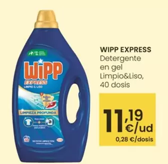 Wipp Express - Detergente En Gel Limpio&Liso