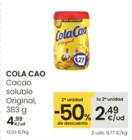 Cola Cao - Cacao Soluble Original