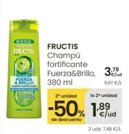 Fructis - Champu Fortificante Fuerza&Brillo