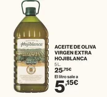 Hojiblanca - Aceite De Oliva Virgen Extra