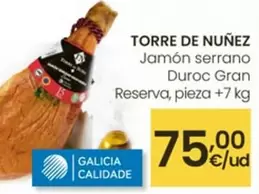 Torre De Núñez - Jamon Serrano Duroc Gran Reserva
