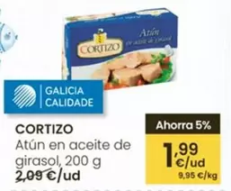 Cortizo - Atun En Aceite De Girasol