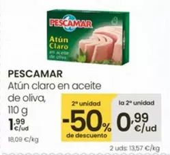 Pescamar - Atun Claro En Aceite De Oliva