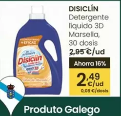 Disiclin - Detergente Líquido 3D Marsella