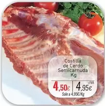 Costilla De Cerdo Semicarnuda