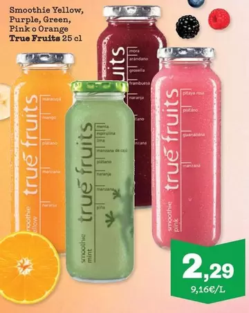True Fruits - Smoothies Yellow