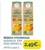 Simon - Bebida Vitaminada Naranja Exp Don Simón