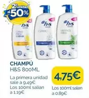 h&s - Champú