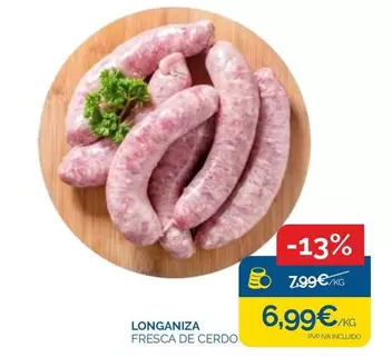 Longaniza Fresca De Cerdo