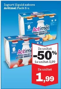 Actimel - Iogurt Líquid Sabors