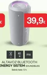 Sony - Altavoz Bluetooth Energy Sistem Soundbluss