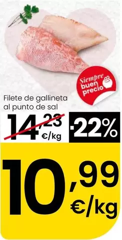 Filete De Gallineta Al Punto De Sal