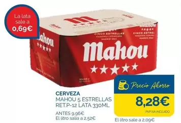 Mahou - Cerveza 5 Estrellas