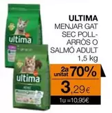Última - Menjar Gat Sec Poll- Arros O Salmo Adult
