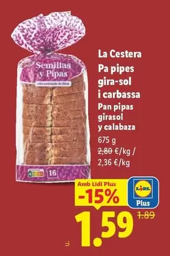 La Cestera - Pan Pipas Girasol Y Calabaza