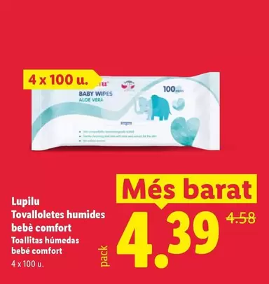 Lupilu - Tovalloletes Humides Bebè Comfort