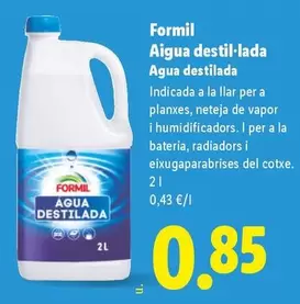 Formil - Aigua Destilada