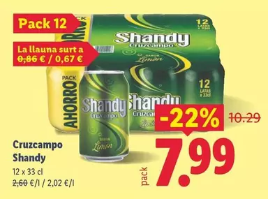 Cruzcampo - Shandy