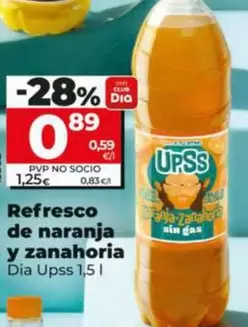 Dia Upss - Refresco De Naranja Y Zanahoria 