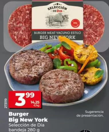 Seleccion De Dia - Burger Big New York 
