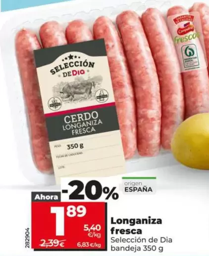 Seleccion De Dia - Longaniza Fresca