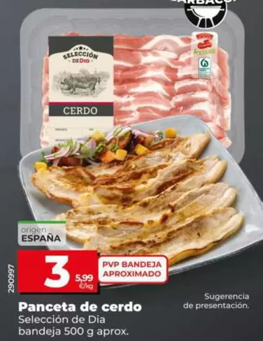 Seleccion De Dia - Panceta De Cerdo 