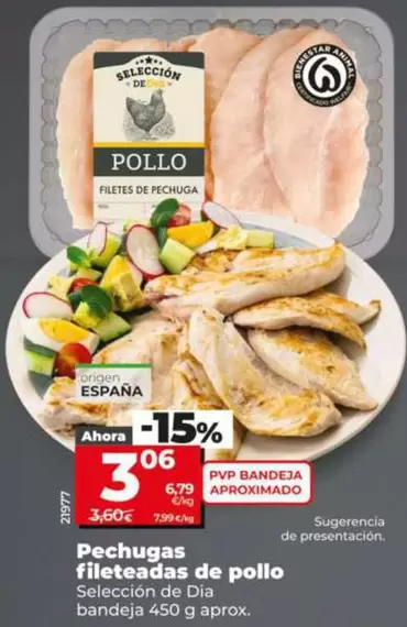 Seleccion De Dia - Pechugas Fileteadas De Pollo 
