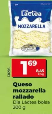 Dia Lactea - Queso Mozzarella Rallado
