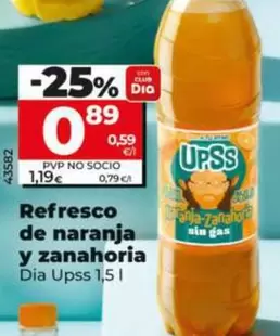 Dia Upss - Refresco De Naranja Y Zanahoria 