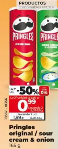 Pringles - Original/Sour Cream & Onion 
