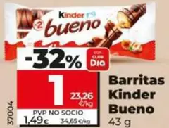 Kinder - Barritas Bueno 