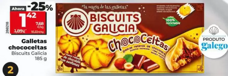 Biscuits Galicia - Galletas Chococeltas