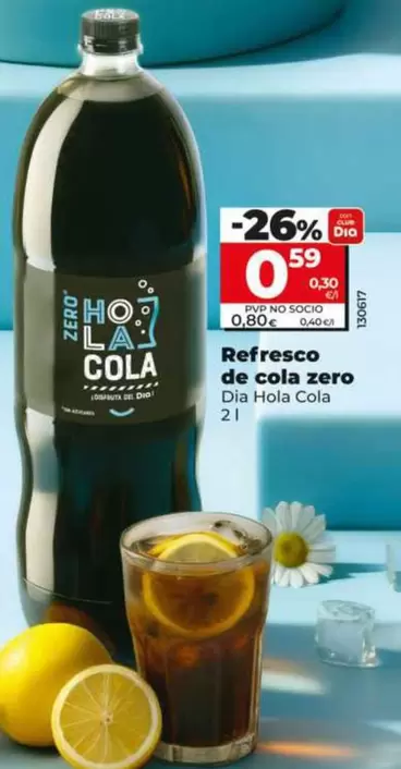 Dia Hola Cola - Refresco De Cola Zero