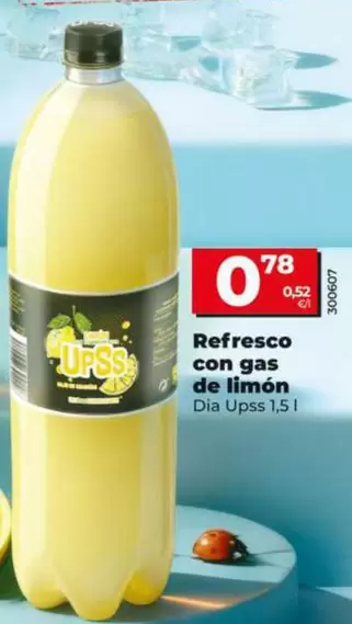 Dia Upss - Refresco Con Gas De Limón