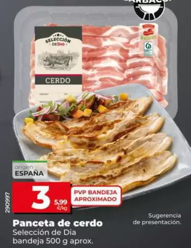 Seleccion De Dia - Panceta De Cerdo 