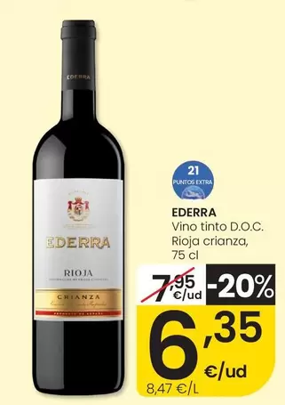 Ederra - Vino Tinto D.O.C. Rioja Crianza