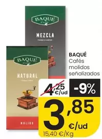 Baqué Café - Cafés Molidos Senalizados
