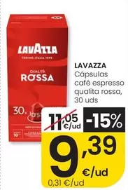 Lavazza - Cápsulas Café Espresso Qualita Rossa