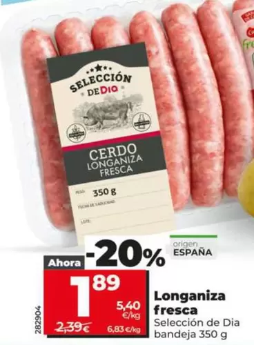 Seleccion De Dia - Longaniza Fresca 