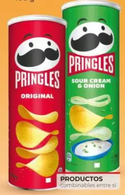 Pringles Original/Sour Cream & Onion 