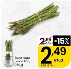 Espárrago Verde Fino