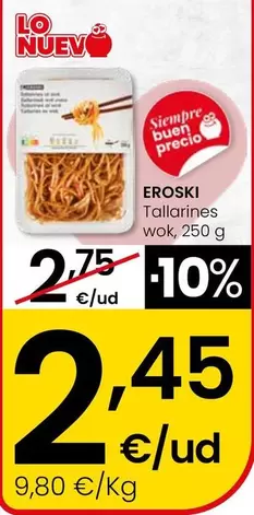 Eroski - Tallarines Wok